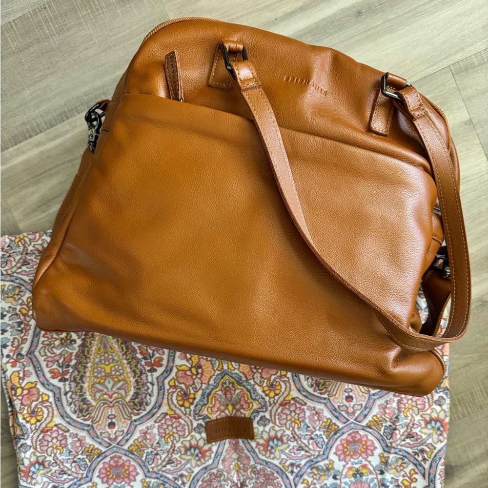 Epiphanie Milan Camera Laptop Bag Tan